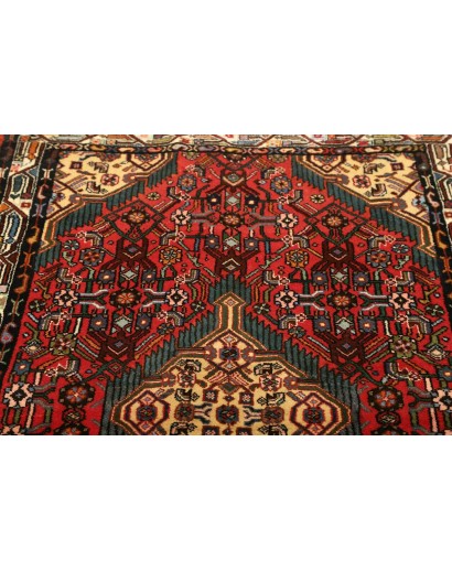 Tappeto Hamadan Persia grigio marrone 103x168