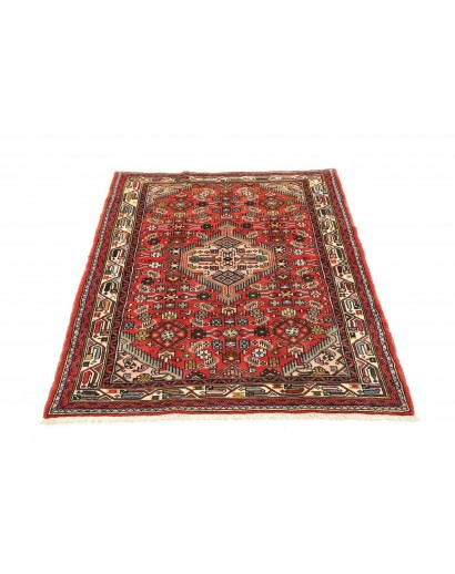Tappeto Hamadan Persia marrone giallo 102x150