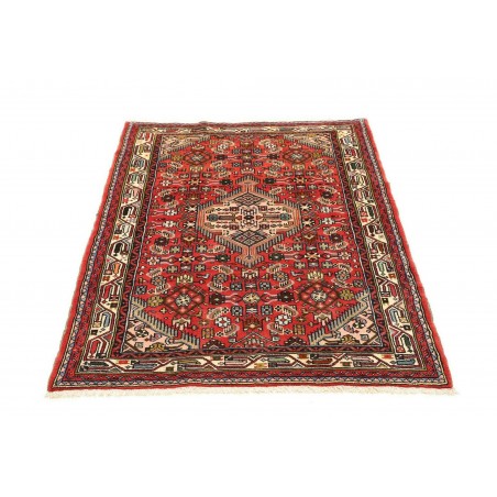 Tappeto Hamadan Persia marrone giallo 102x150