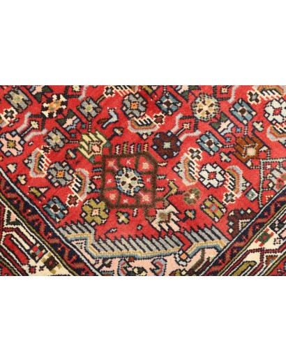 Tappeto Hamadan Persia marrone giallo 102x150