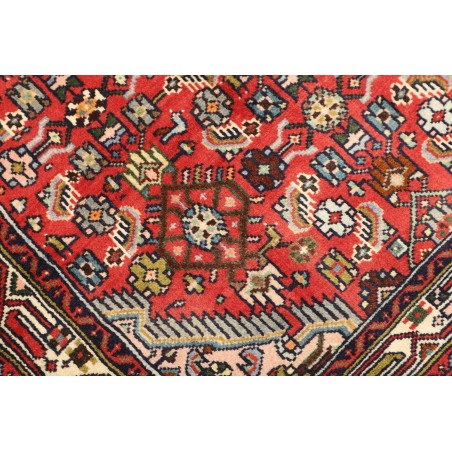 Tappeto Hamadan Persia marrone giallo 102x150