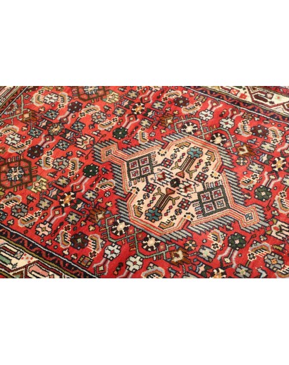 Tappeto Hamadan Persia marrone giallo 102x150