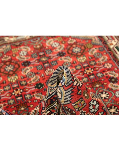 Tappeto Hamadan Persia marrone giallo 102x150