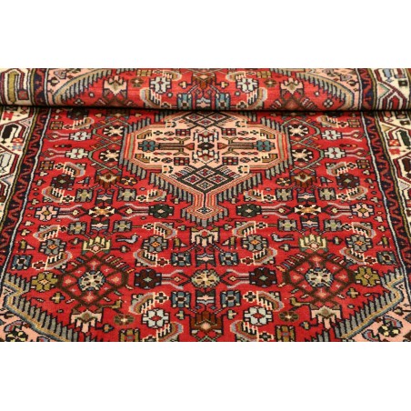 Tappeto Hamadan Persia marrone giallo 102x150