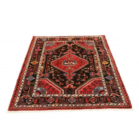 Tappeto Hamadan Persia grigio giallo 109x147