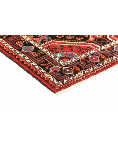 Tappeto Hamadan Persia grigio giallo 109x147