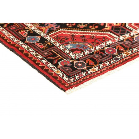 Tappeto Hamadan Persia grigio giallo 109x147