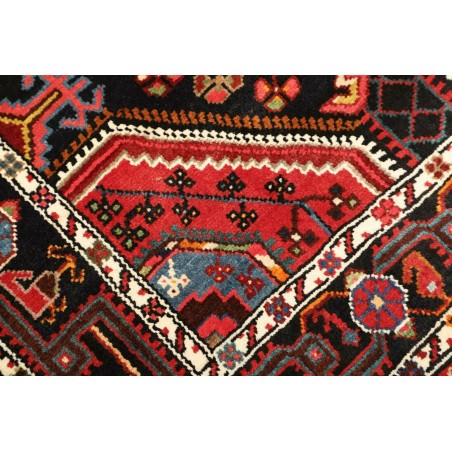 Tappeto Hamadan Persia grigio giallo 109x147