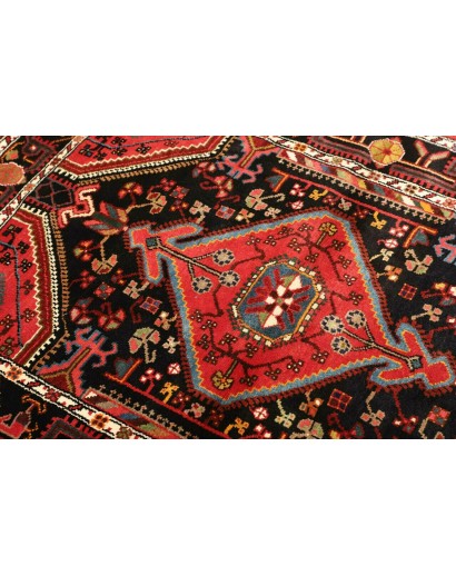 Tappeto Hamadan Persia grigio giallo 109x147