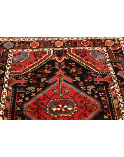 Tappeto Hamadan Persia grigio giallo 109x147