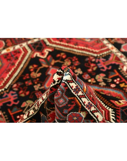 Tappeto Hamadan Persia grigio giallo 109x147