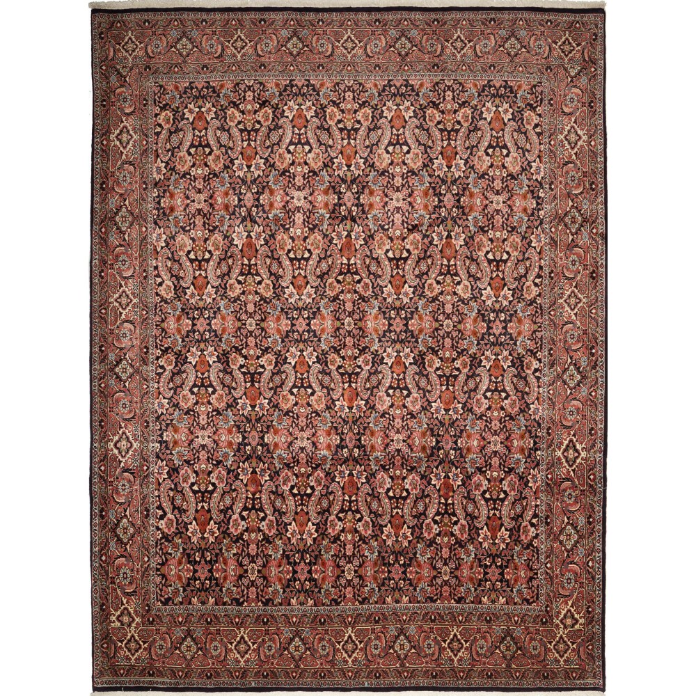 Tappeto Bidjar Persia marrone blu 257x342 Tappeto Bidjar Persia marrone blu 257x342