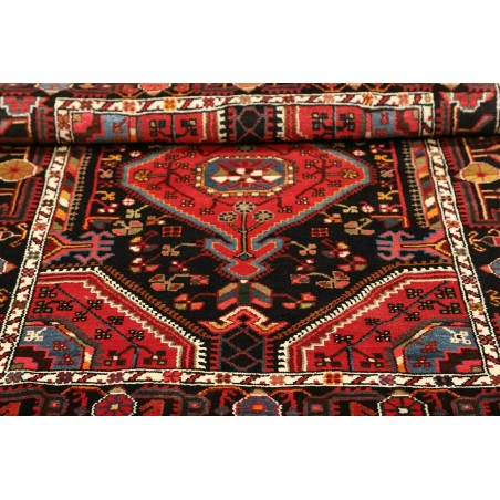 Tappeto Hamadan Persia grigio giallo 109x147
