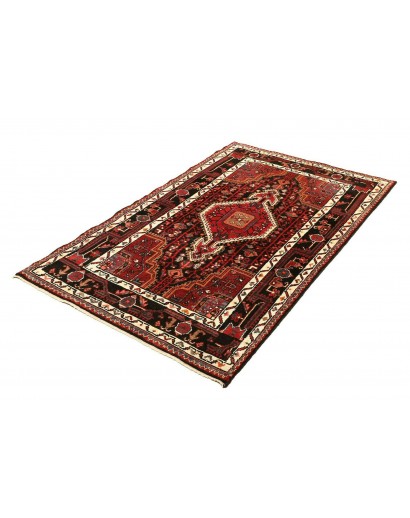 Tappeto Hamadan Persia grigio marrone 107x165