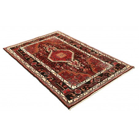 Tappeto Hamadan Persia grigio marrone 107x165