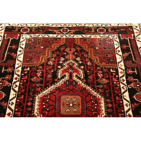 Tappeto Hamadan Persia grigio marrone 107x165