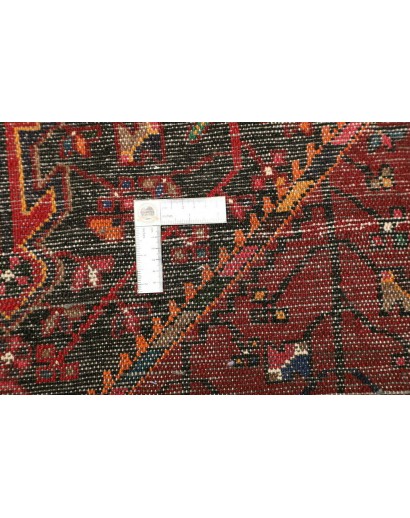 Tappeto Hamadan Persia grigio marrone 107x165