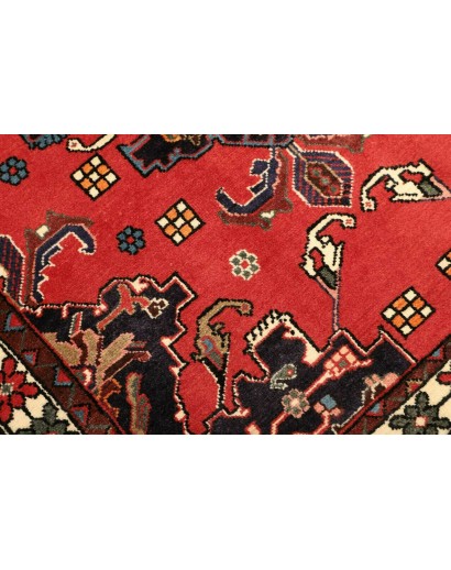 Tappeto Hamadan Persia grigio giallo 107x154
