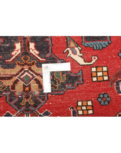 Tappeto Hamadan Persia grigio giallo 107x154