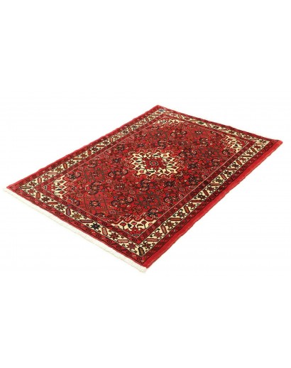 Tappeto Hamadan Persia marrone giallo 102x147