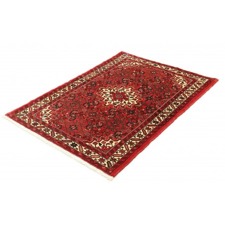Tappeto Hamadan Persia marrone giallo 102x147