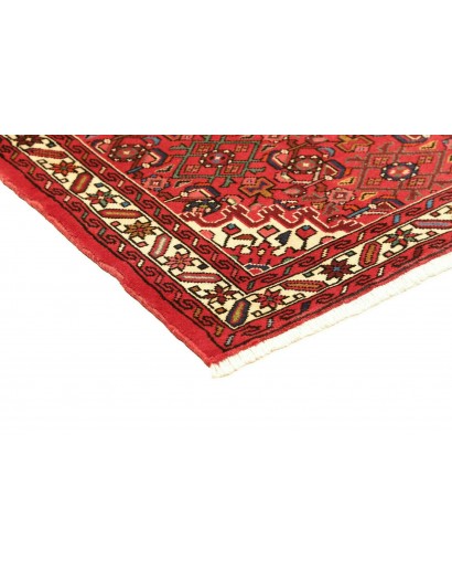 Tappeto Hamadan Persia marrone giallo 102x147