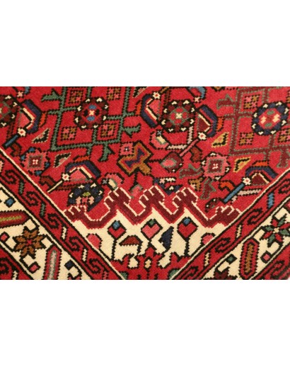 Tappeto Hamadan Persia marrone giallo 102x147