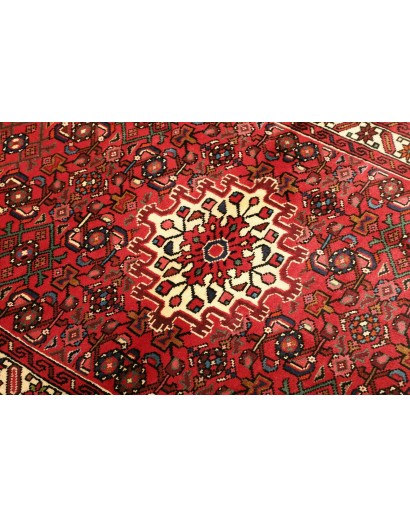 Tappeto Hamadan Persia marrone giallo 102x147