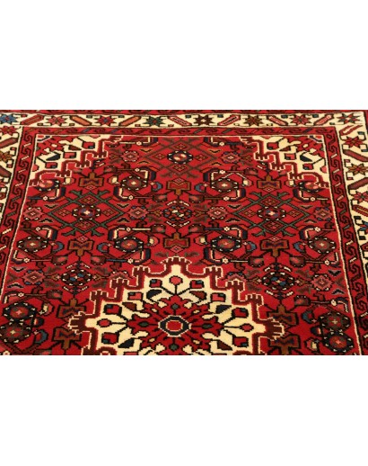 Tappeto Hamadan Persia marrone giallo 102x147