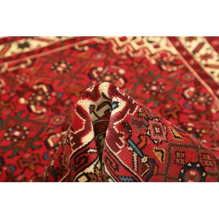 Tappeto Hamadan Persia marrone giallo 102x147