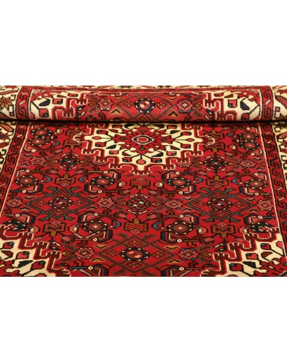 Tappeto Hamadan Persia marrone giallo 102x147