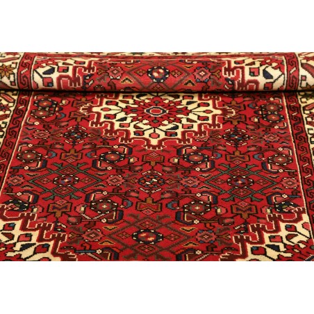 Tappeto Hamadan Persia marrone giallo 102x147