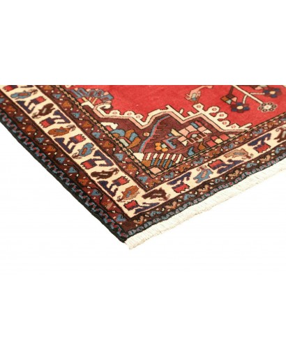 Tappeto Hamadan Persia marrone giallo 108x153