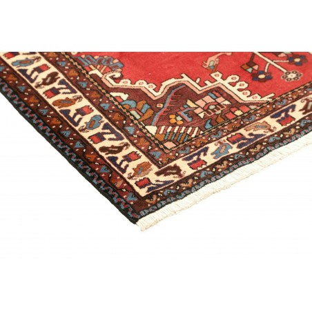 Tappeto Hamadan Persia marrone giallo 108x153