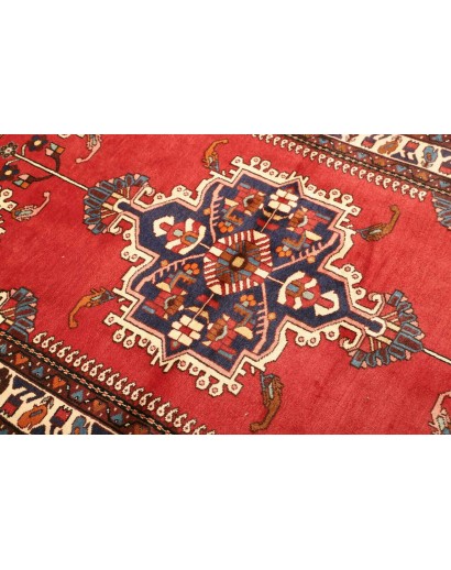 Tappeto Hamadan Persia marrone giallo 108x153