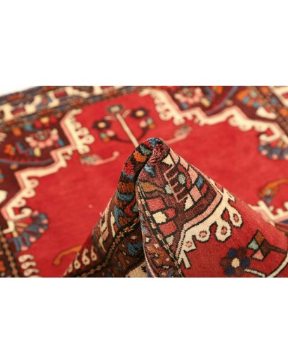 Tappeto Hamadan Persia marrone giallo 108x153
