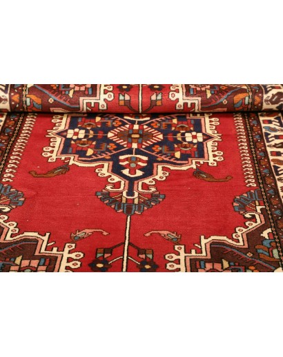 Tappeto Hamadan Persia marrone giallo 108x153