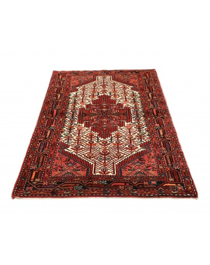 Tappeto Hamadan Persia marrone giallo 111x175