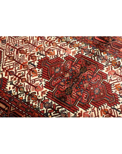 Tappeto Hamadan Persia marrone giallo 111x175