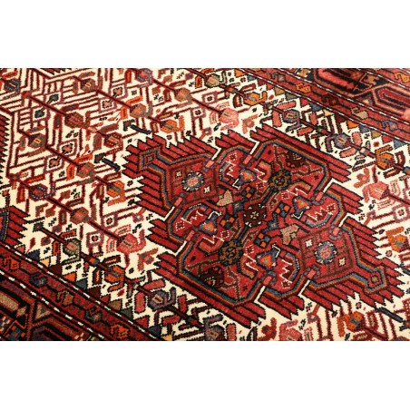 Tappeto Hamadan Persia marrone giallo 111x175