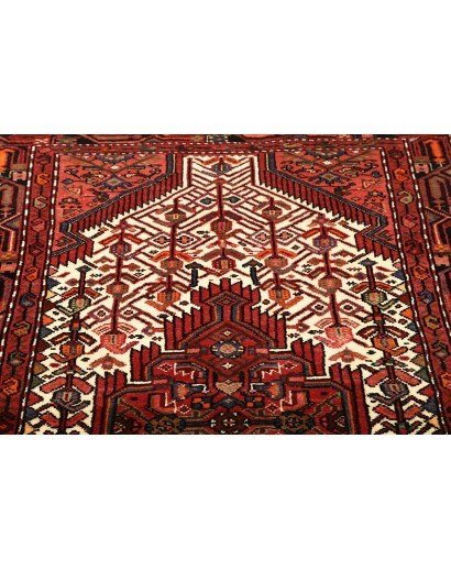 Tappeto Hamadan Persia marrone giallo 111x175