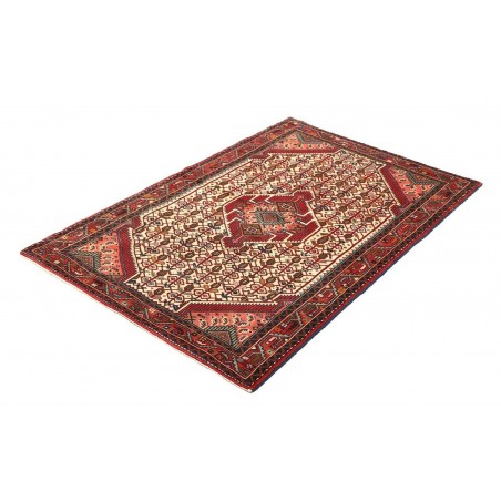 Tappeto Hamadan Persia marrone giallo 103x152
