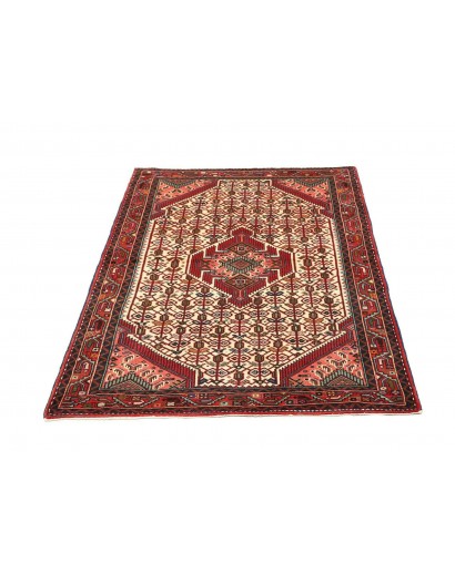 Tappeto Hamadan Persia marrone giallo 103x152