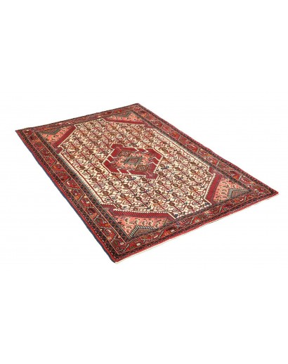 Tappeto Hamadan Persia marrone giallo 103x152