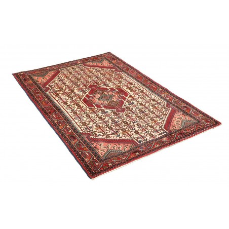 Tappeto Hamadan Persia marrone giallo 103x152