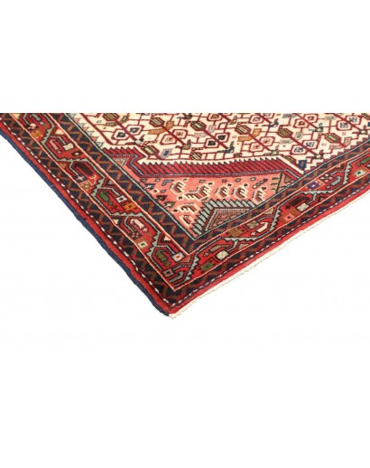 Tappeto Hamadan Persia marrone giallo 103x152