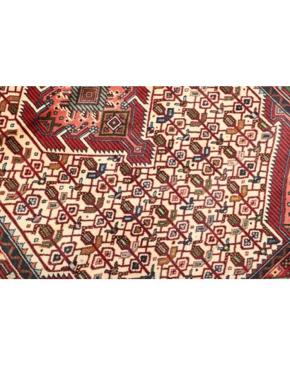 Tappeto Hamadan Persia marrone giallo 103x152