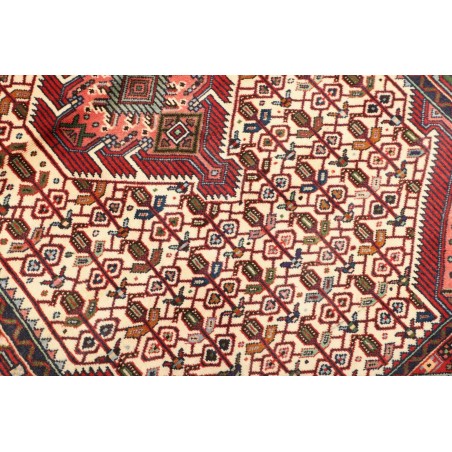Tappeto Hamadan Persia marrone giallo 103x152
