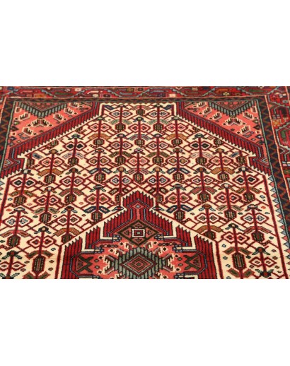Tappeto Hamadan Persia marrone giallo 103x152