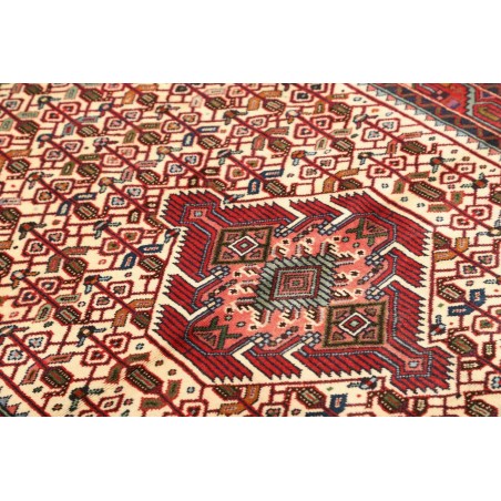 Tappeto Hamadan Persia marrone giallo 103x152